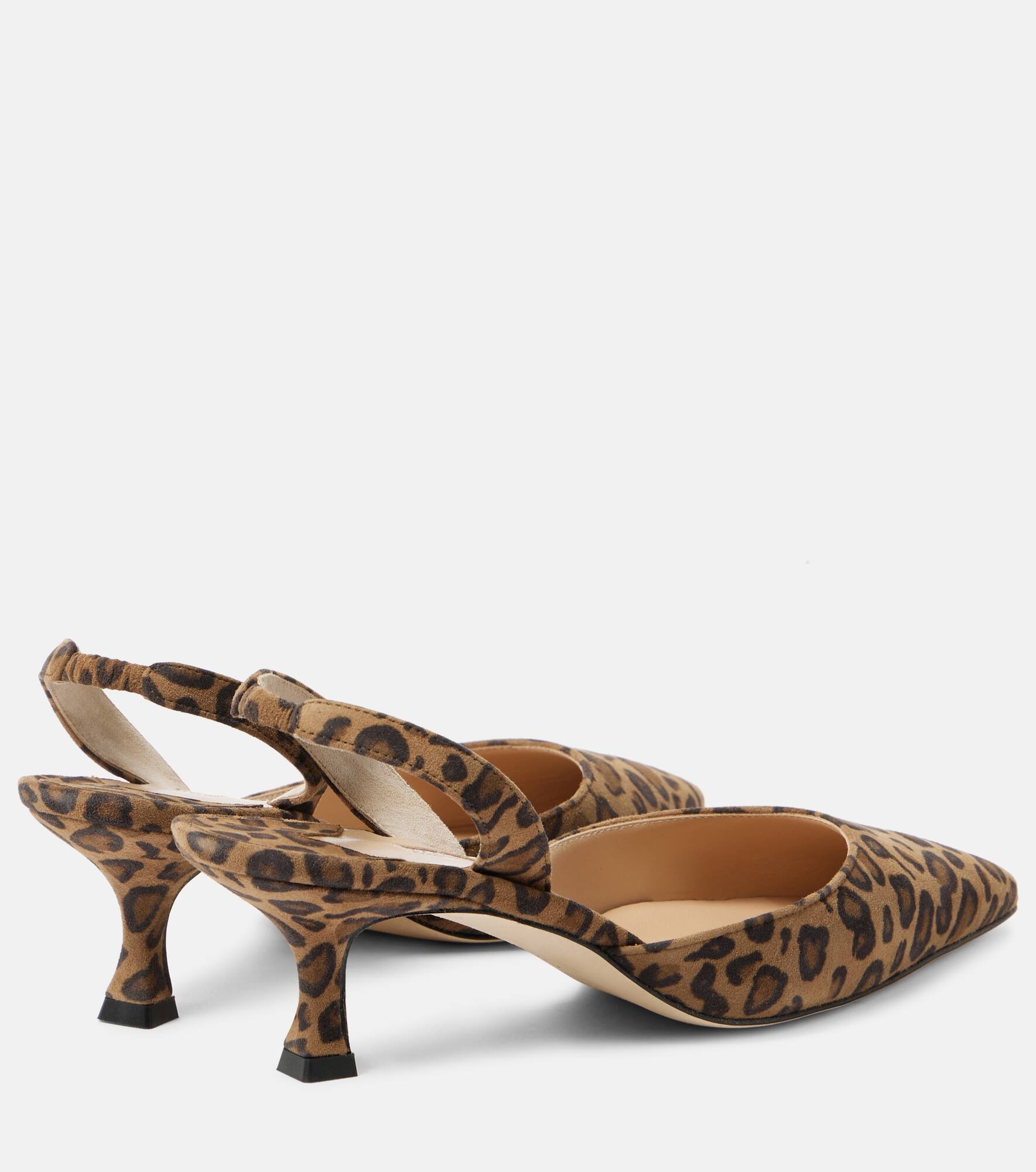 Carolyne 50 suede slingback pumps - 3