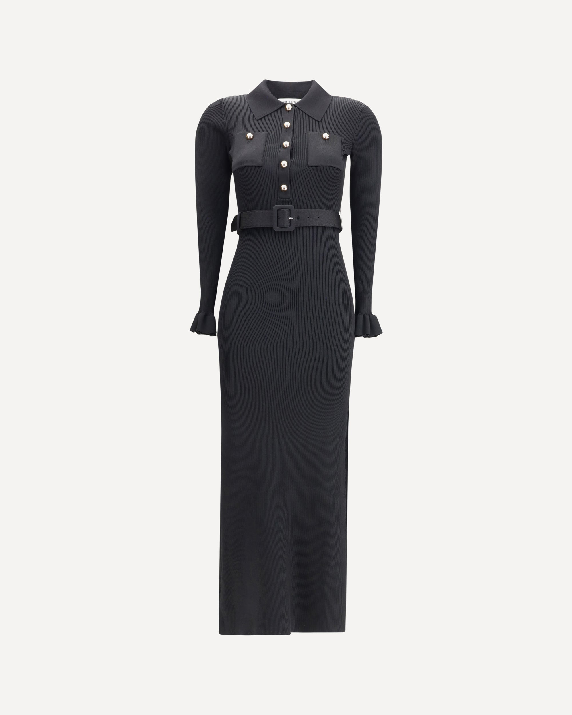 Long ribbed Dress - 1