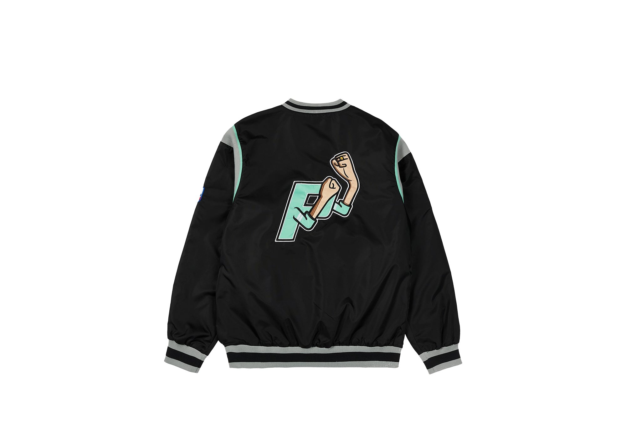 PALACE STARTER WARM UP PULLOVER BLACK - 2