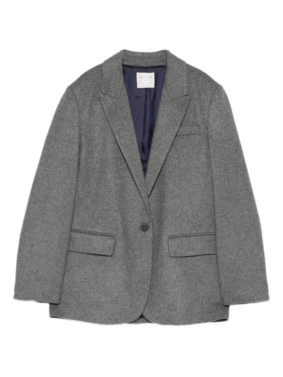 Forte_Forte Wool Single-Breasted Jacket - 1