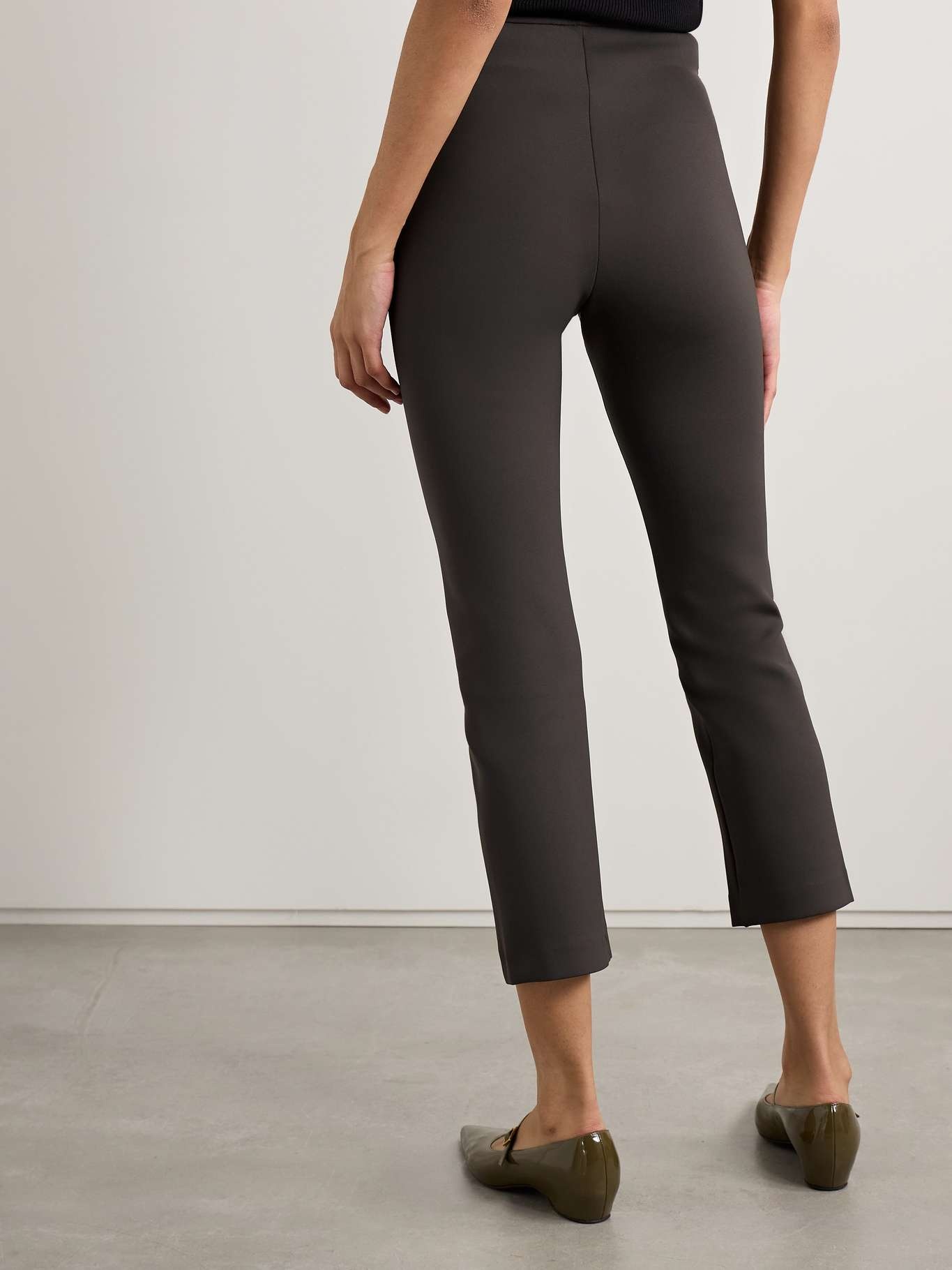 Shim stretch-ponte skinny pants Brown - 4