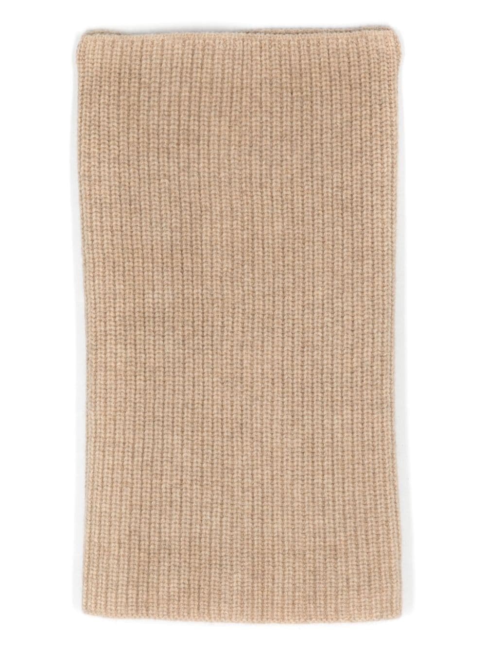 ribbed-knit snood - 1