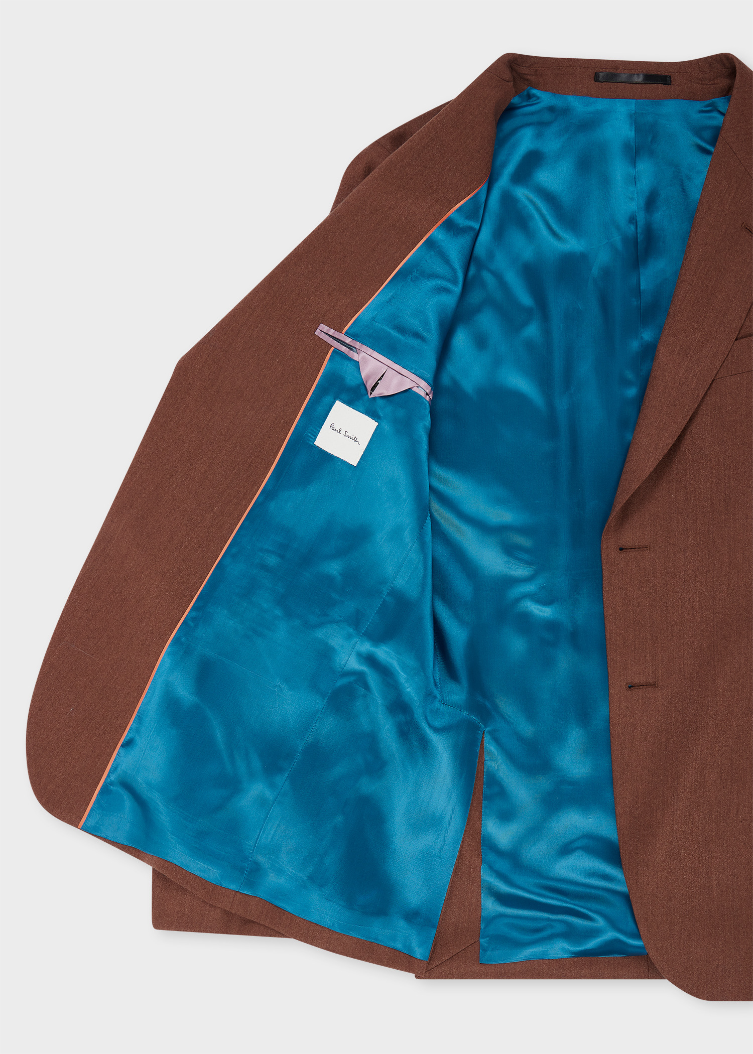 Tailored-Fit Cinnamon Overdyed Wool-Cashmere Flannel Blazer - 4