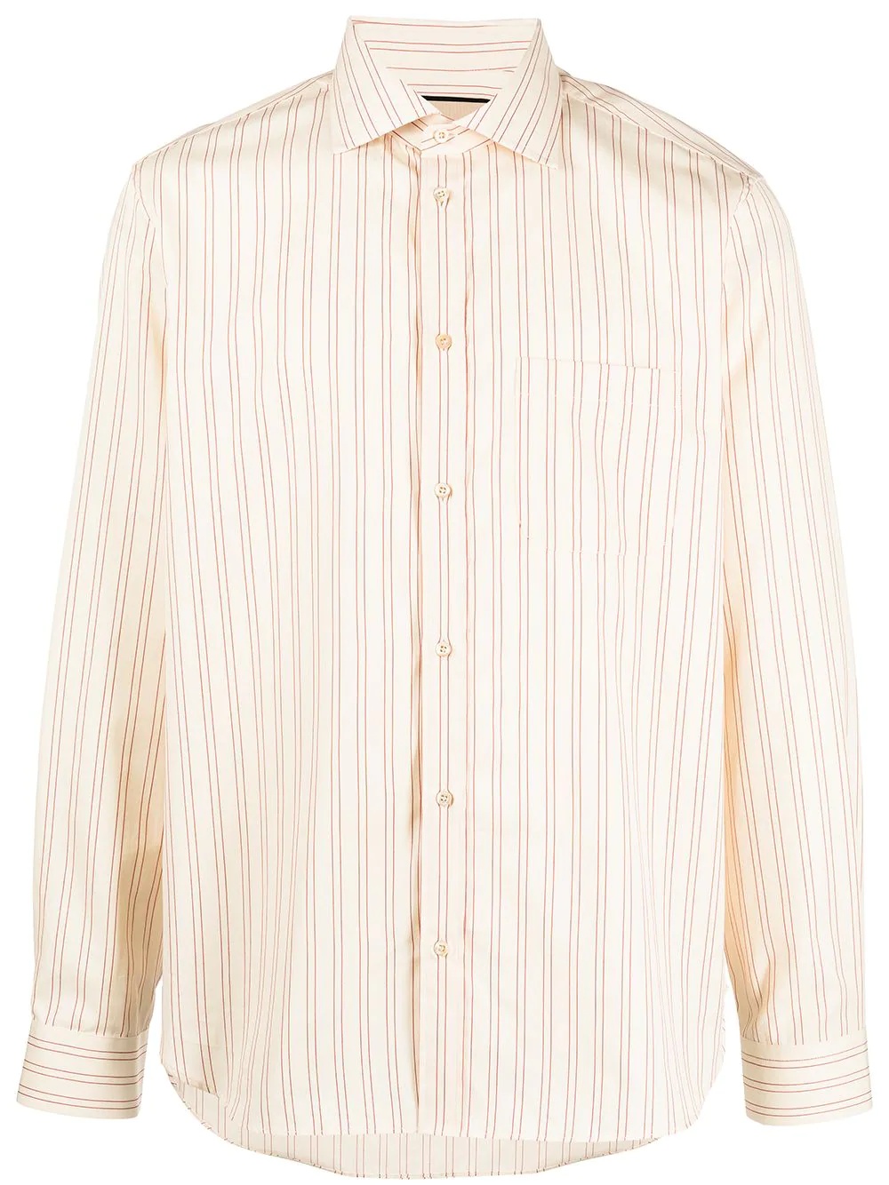 striped cotton shirt - 1