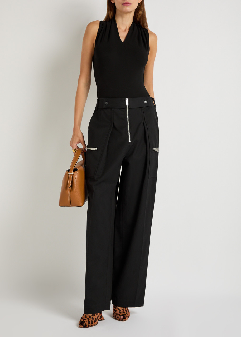 3.1 Phillip Lim Wide-leg Cotton-blend Trousers - 4