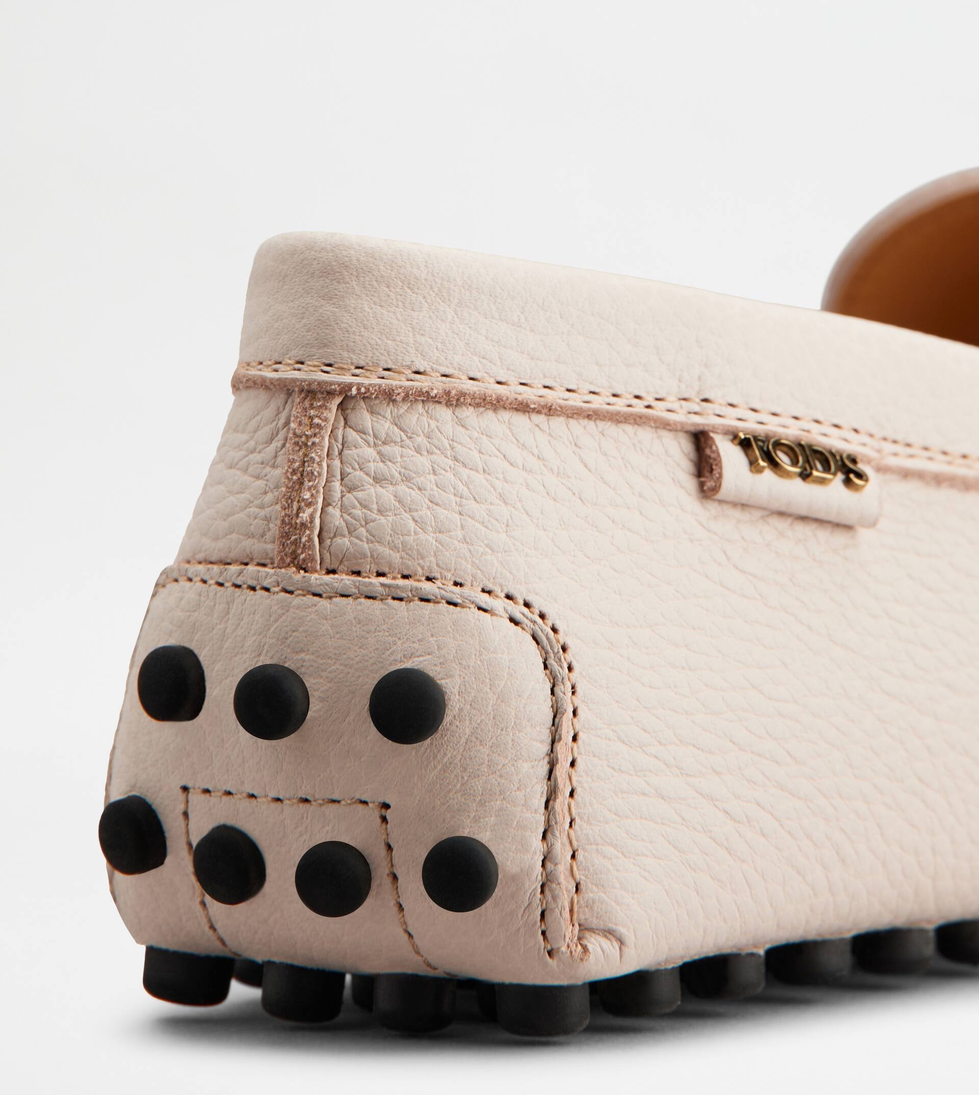 GOMMINO DRIVING SHOES IN LEATHER - PINK - 5