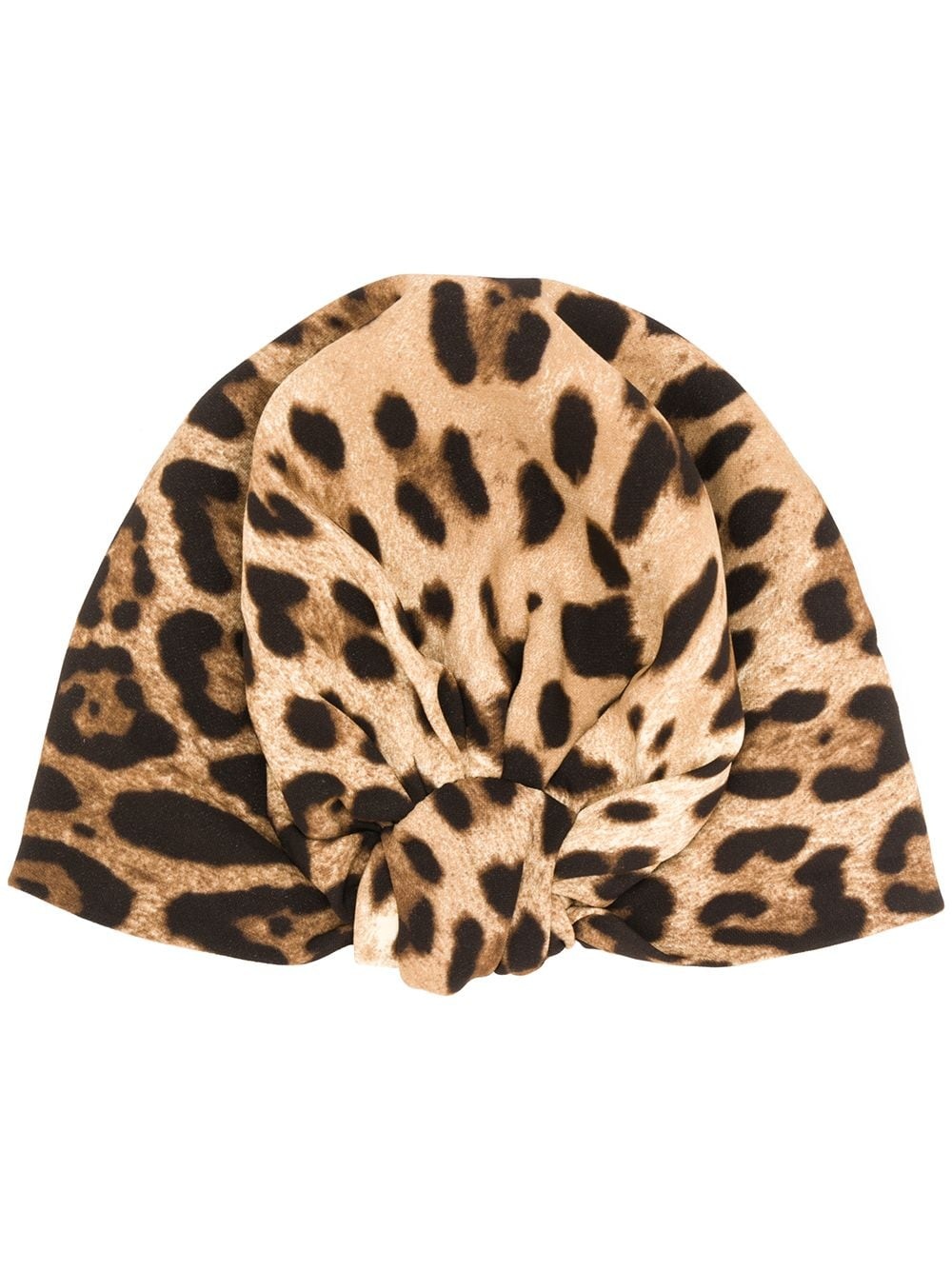 leopard print turban - 1