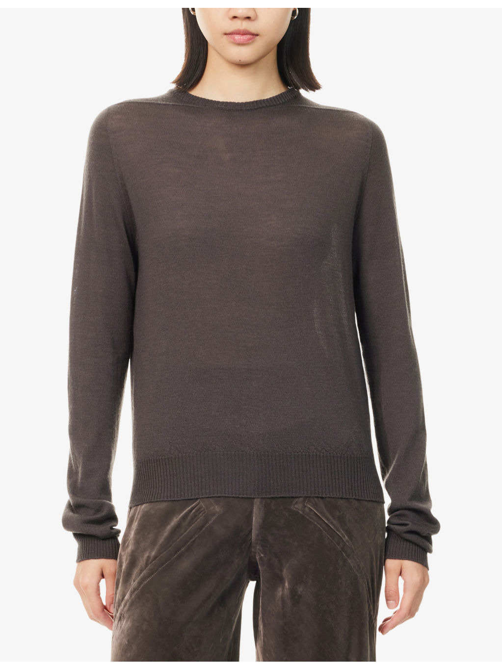 Biker Level Brushed Wool Knitted Jumper - 3