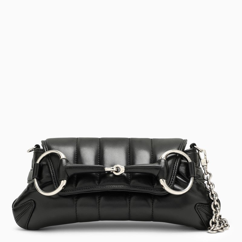 Gucci Gucci Horsebit Chain Small Black Bag Women - 1