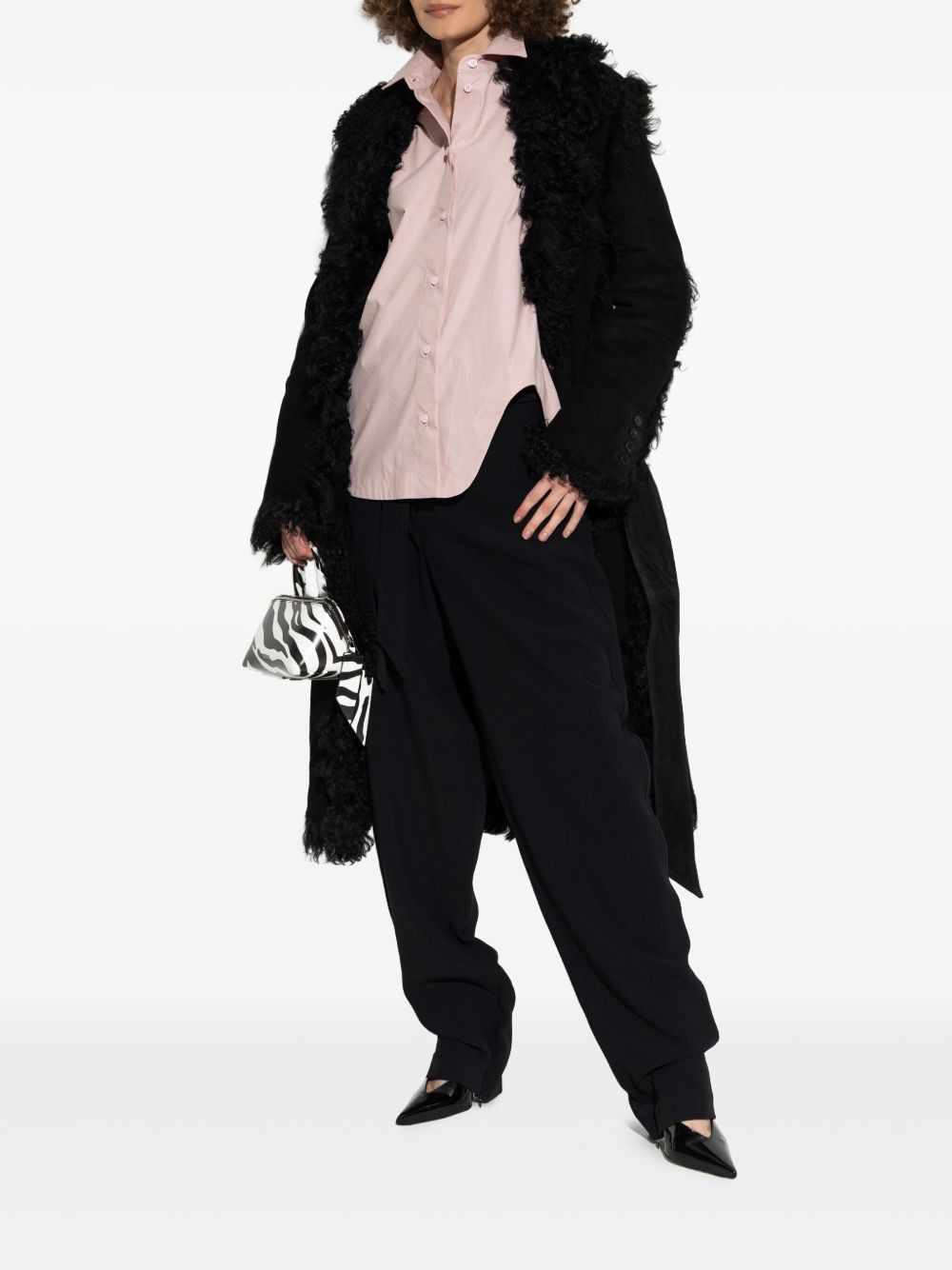 shearling coat - 2