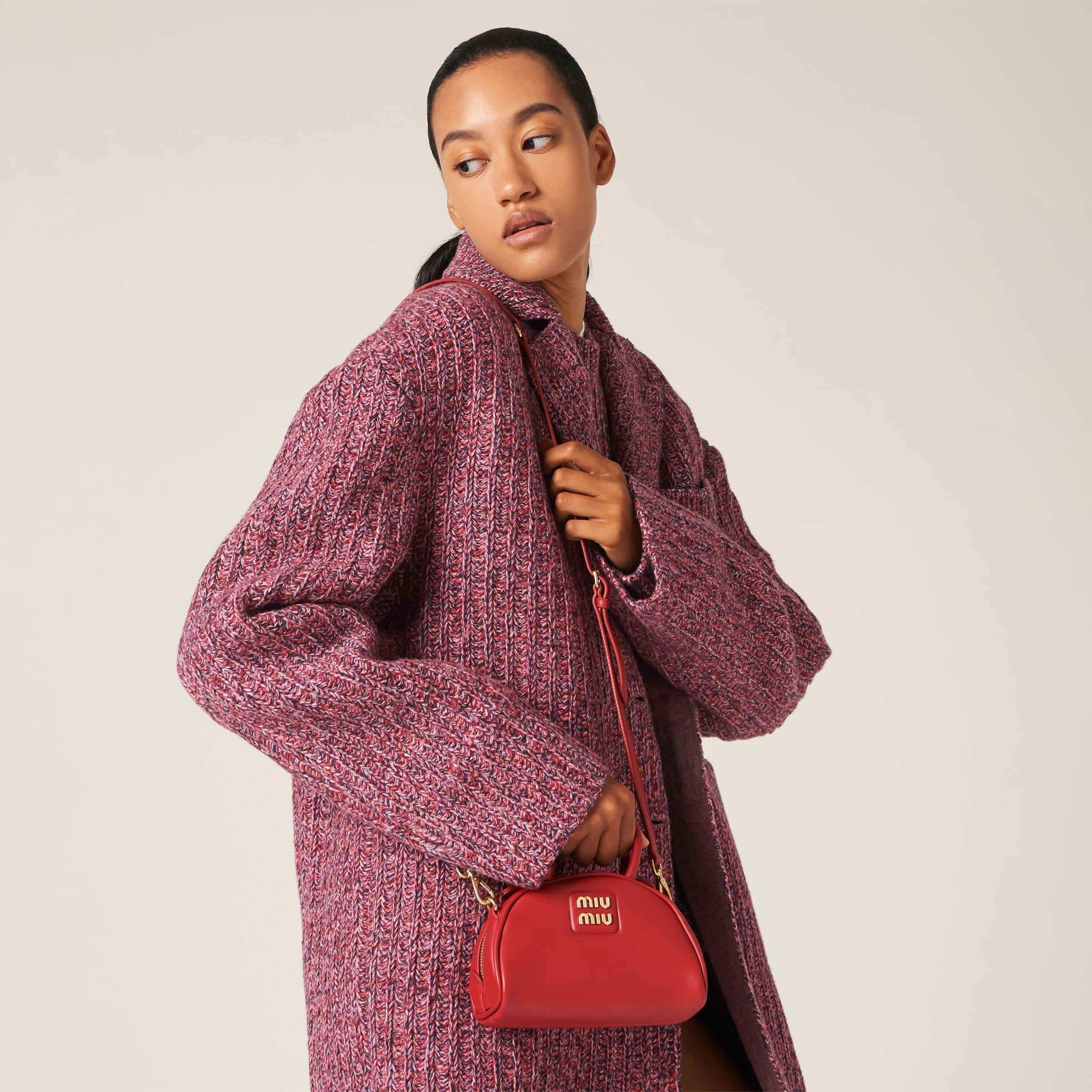 Leather top-handle bag - 4