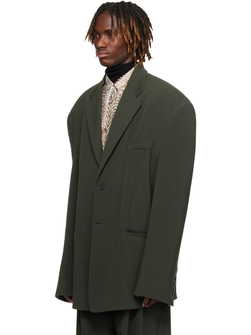 LU'U DAN Gray Misfit Blazer outlook