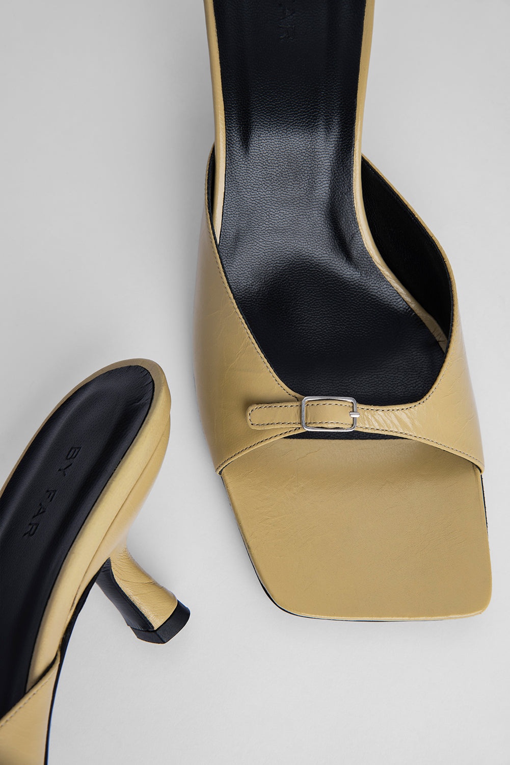 Erin Yellow Creased Leather - 3
