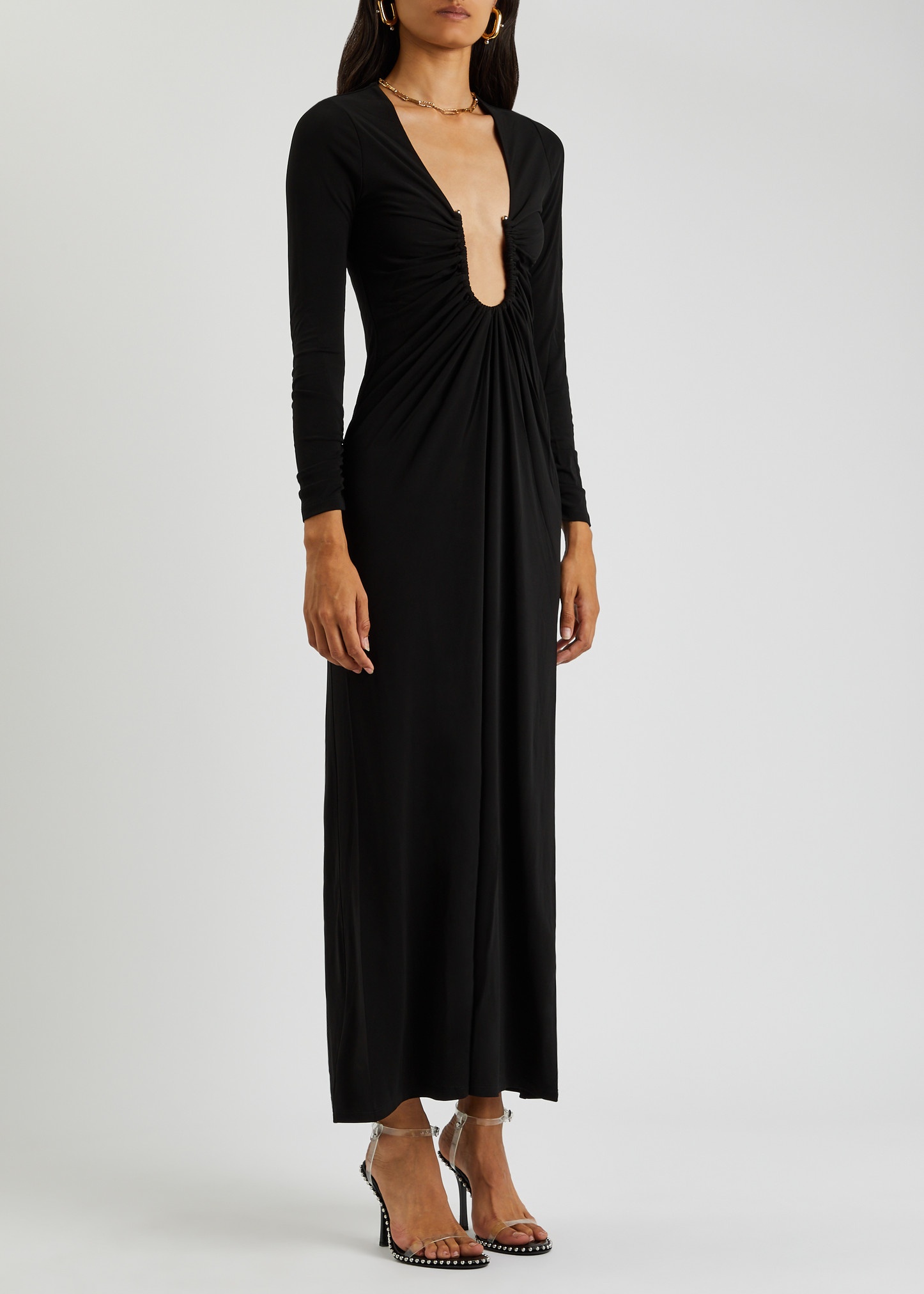 CHRISTOPHER ESBER Arched Palm jersey maxi dress | REVERSIBLE