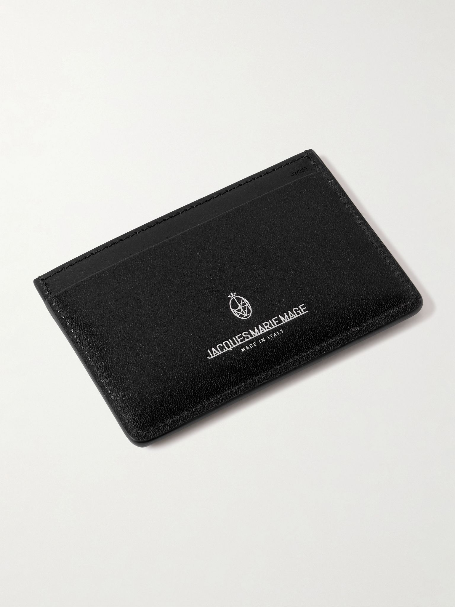 Theodore Leather Cardholder Black - 2