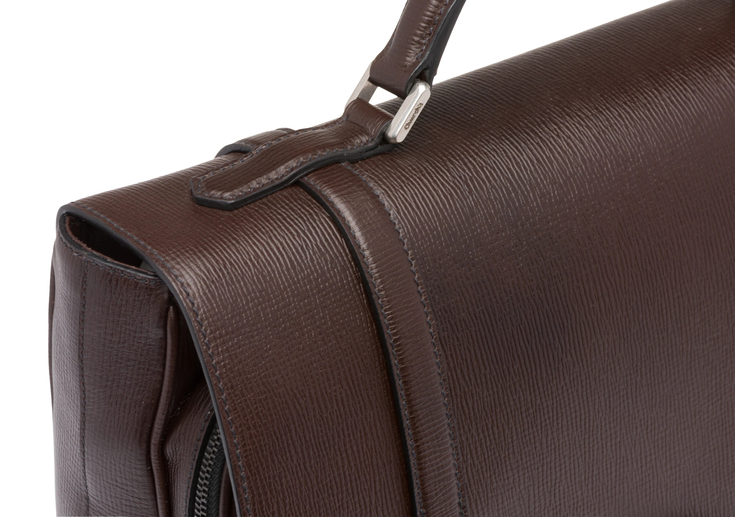 Buckingham
St James Leather Satchel Coffee - 4