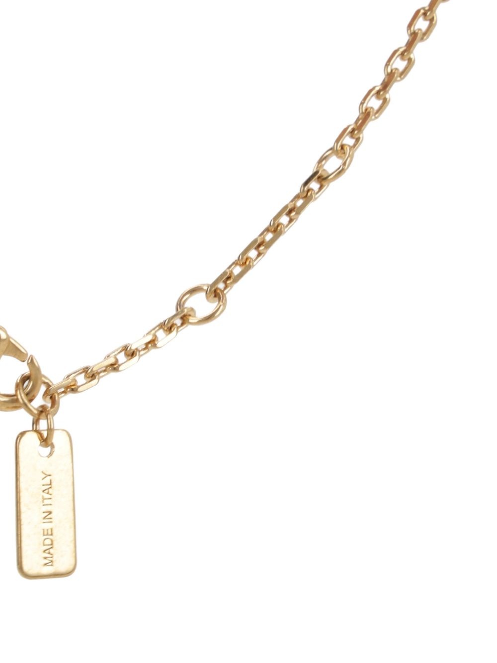 logo-lettering necklace - 4
