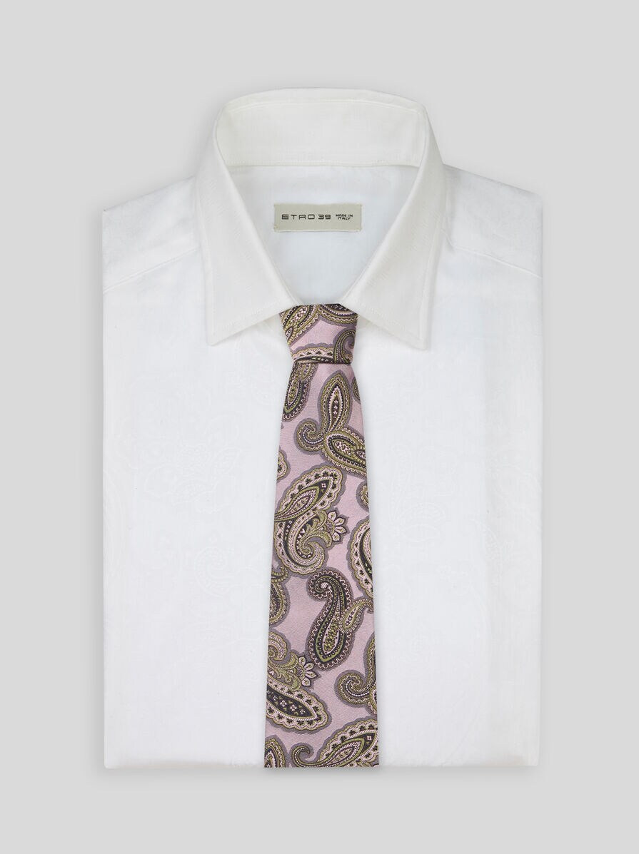 PAISLEY SILK JACQUARD TIE - 2