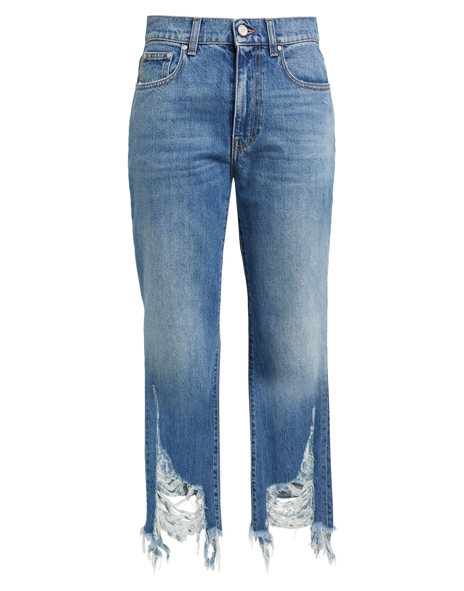 Blue Women's Denim Pants - 1