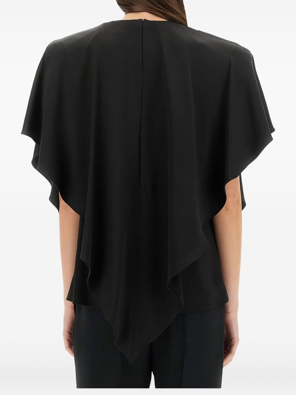 draped blouse - 3