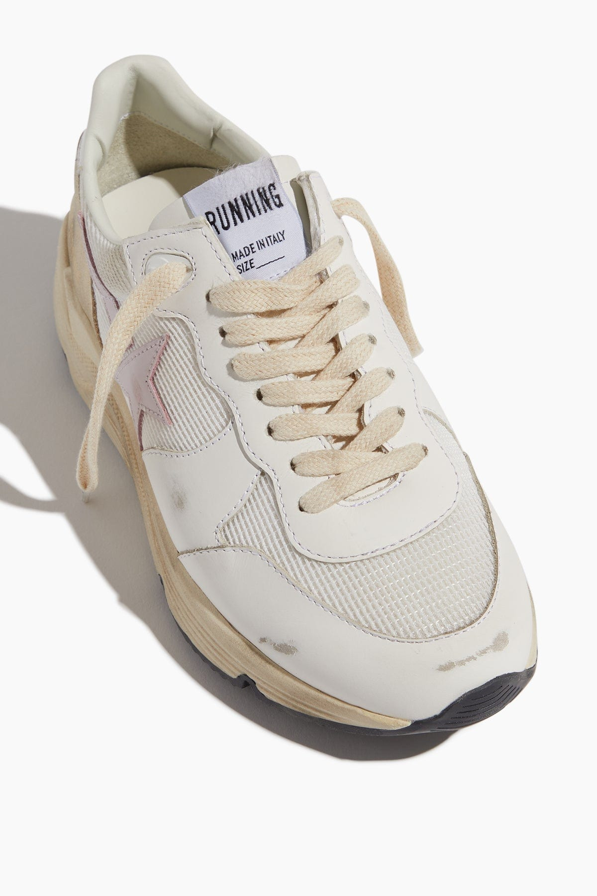 Running Sneaker in White/Orchid Hush/Platinum - 4