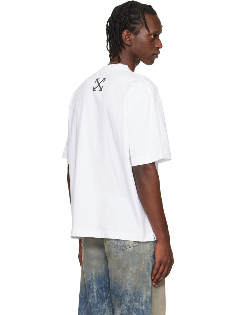 White Gregory Shimada Edition Logo Skate T-shirt 3