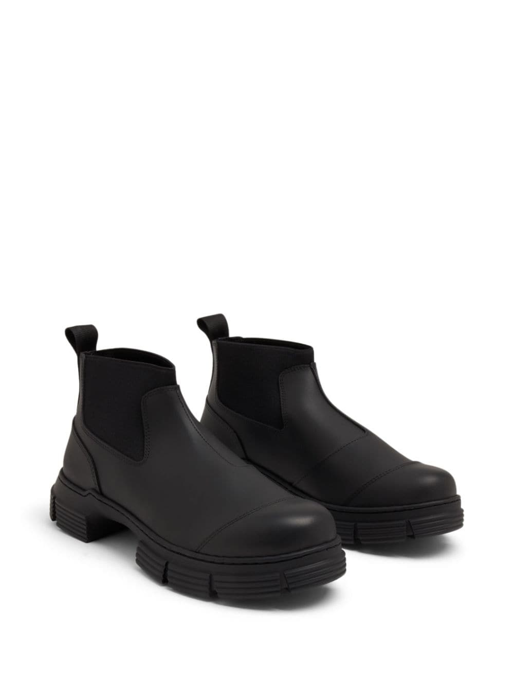 City leather Chelsea boots - 4