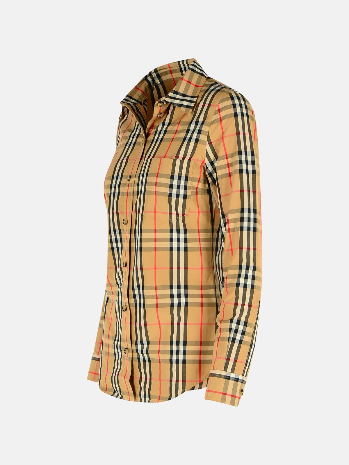BEIGE COTTON SHIRT - 2