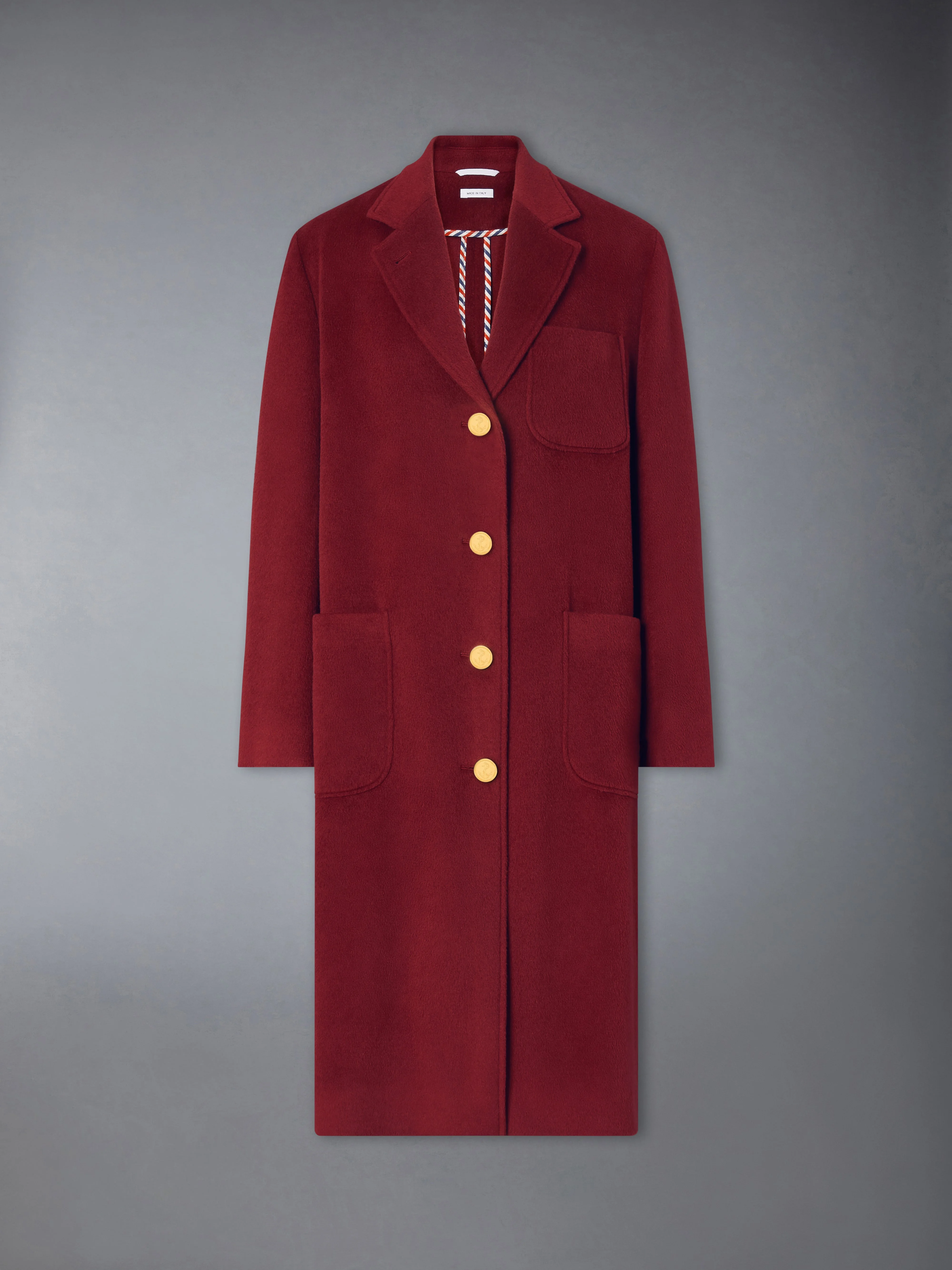 CASHMERE BELL SLEEVE OVERCOAT - 1