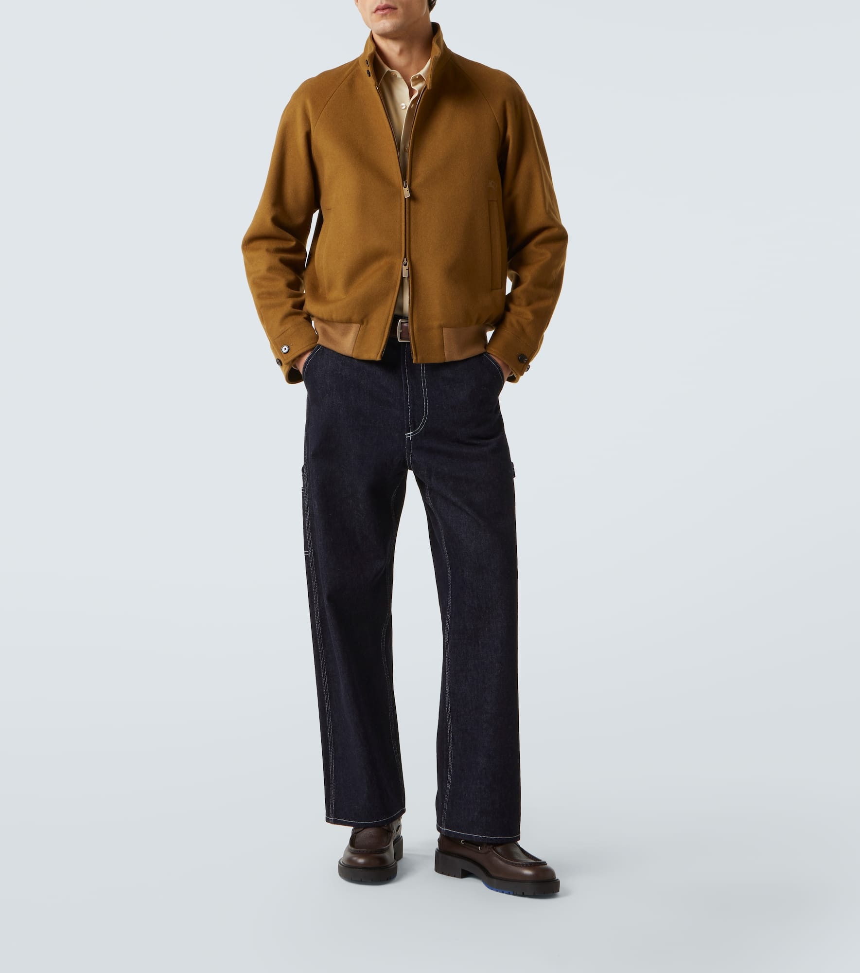 Harrington cashmere blouson jacket - 2