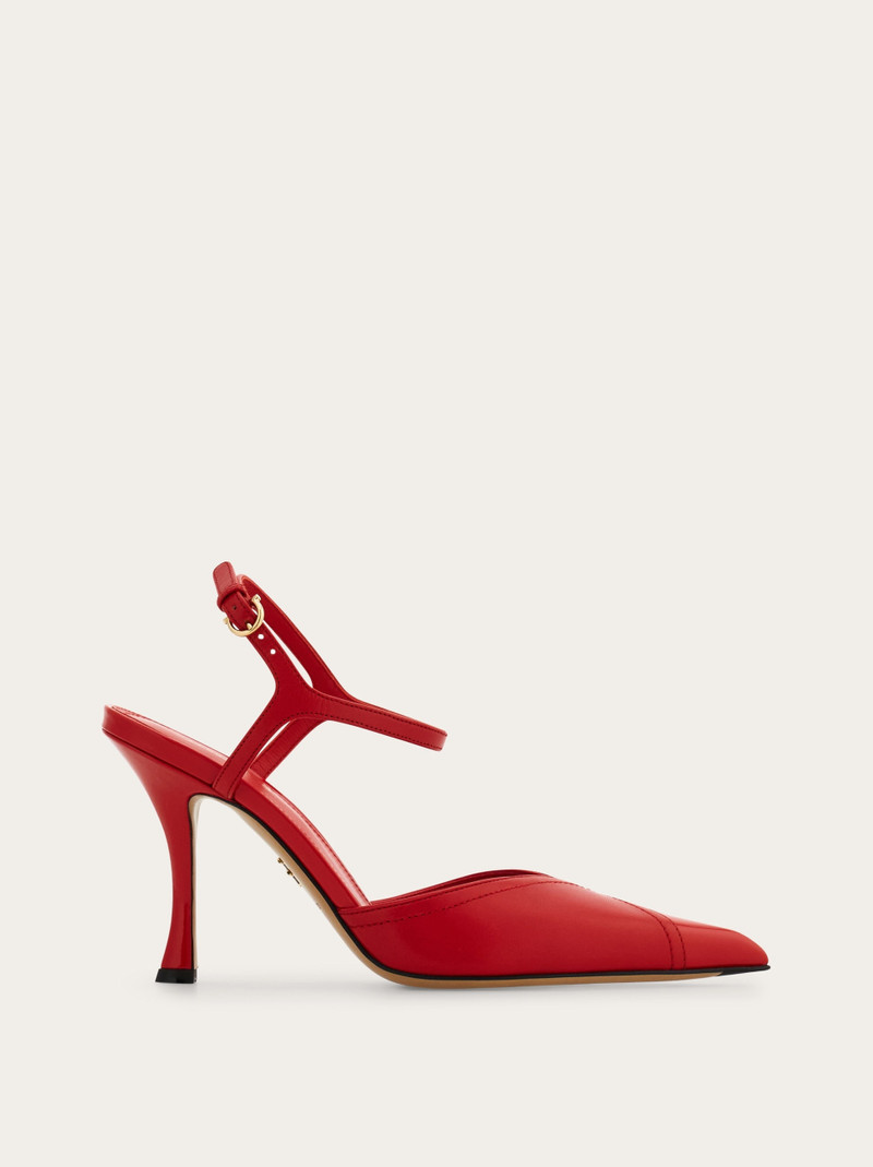 Pump with contrasting inlays - 1