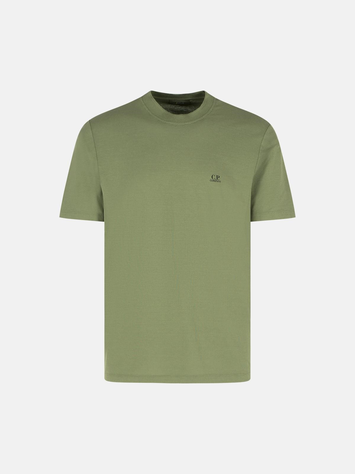 GREEN COTTON T-SHIRT - 1