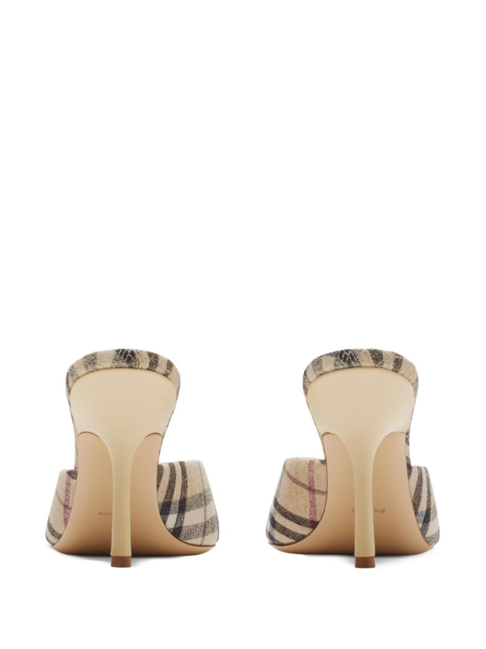 90mm check-pattern mules - 4