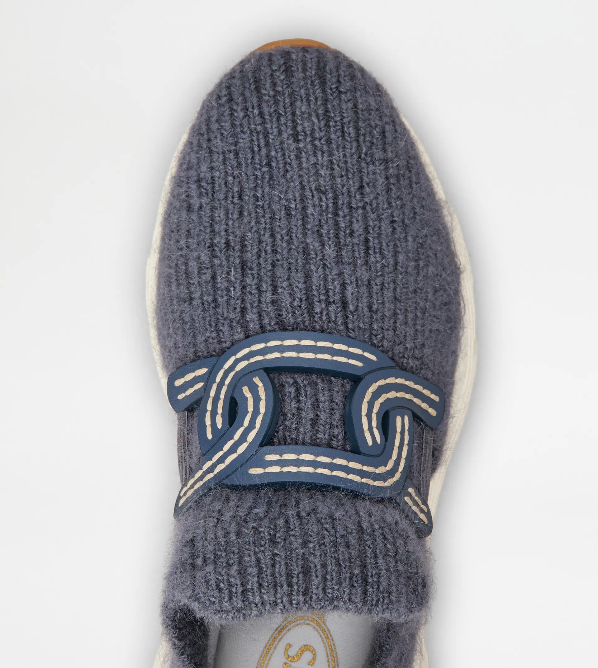 KATE SLIP-ON SNEAKERS IN FABRIC - BLUE - 4