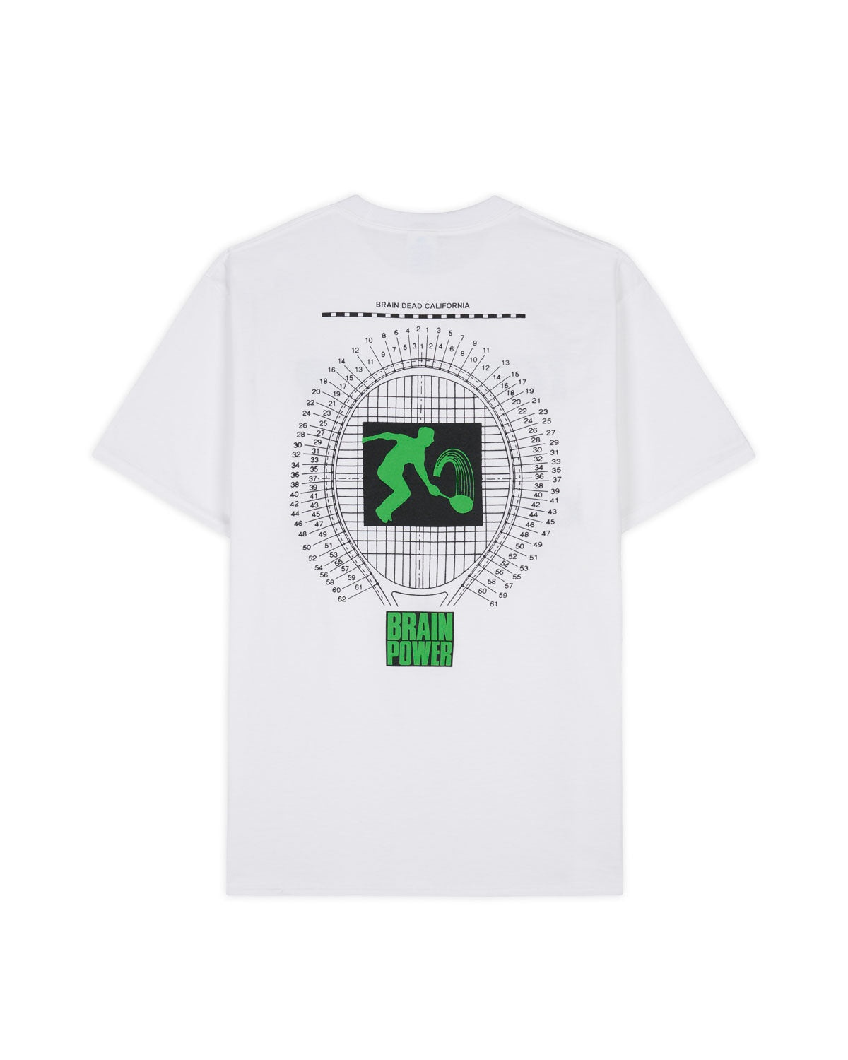 Brain Dead Equipment Brain Power T-shirt - White - 2
