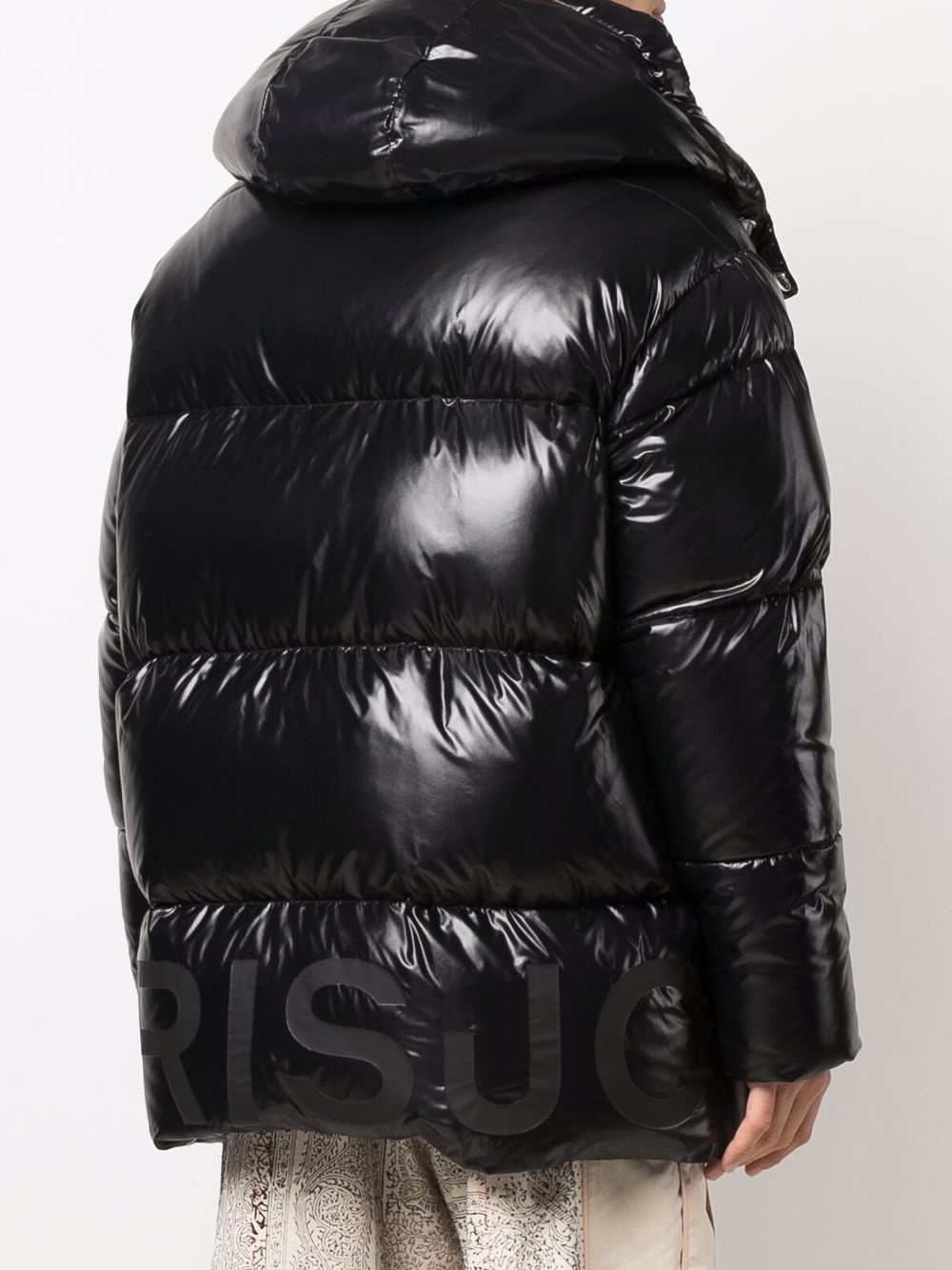 oversized padded down coat - 4