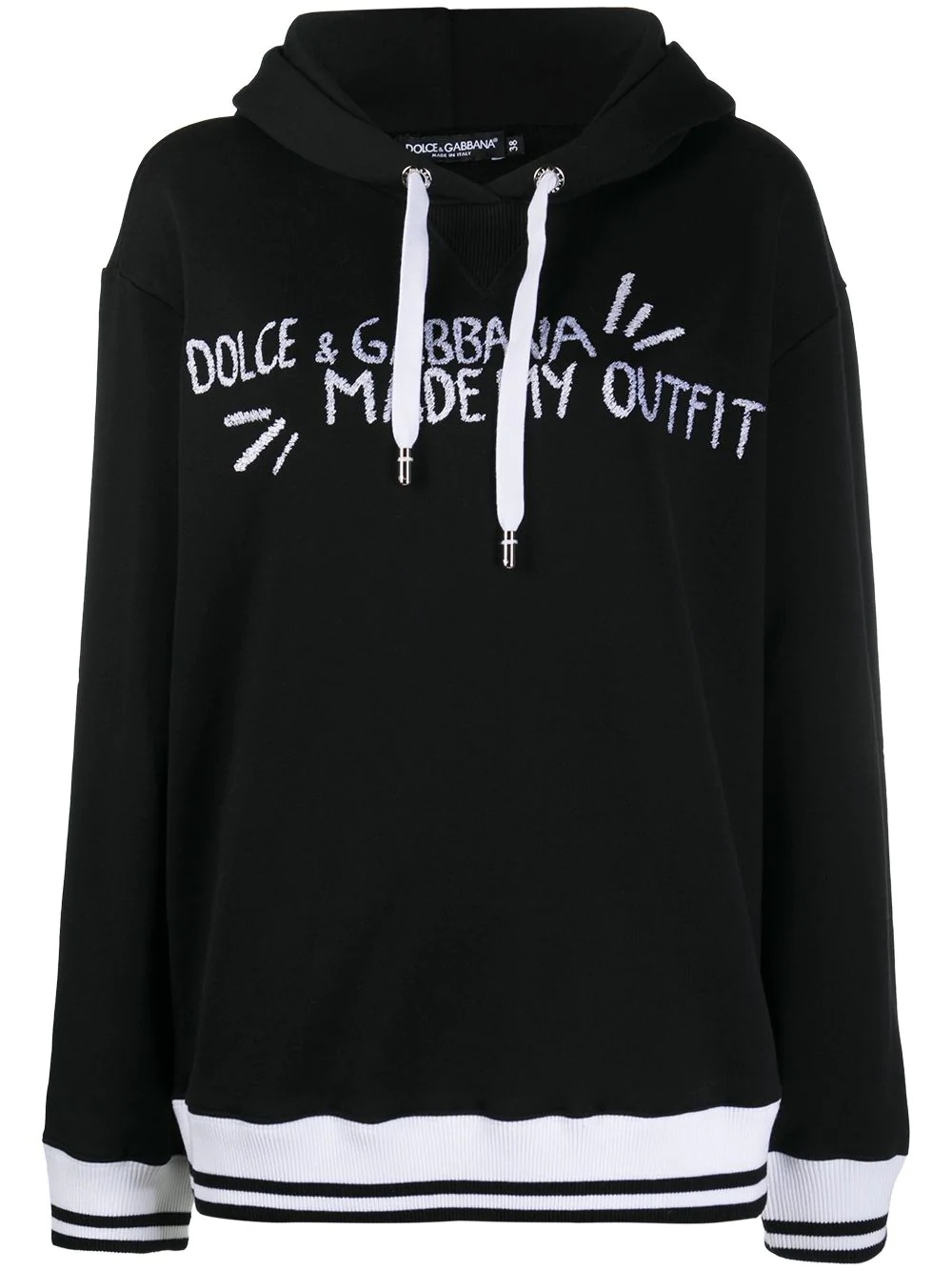 Dolce & Gabbana Made My Outfit-print hoodie - 1