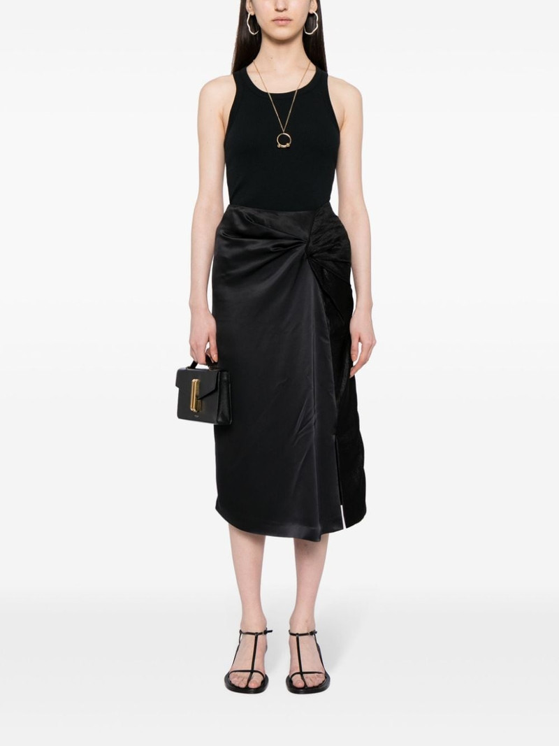 Vince ribbed-knit sleeveless tank top outlook