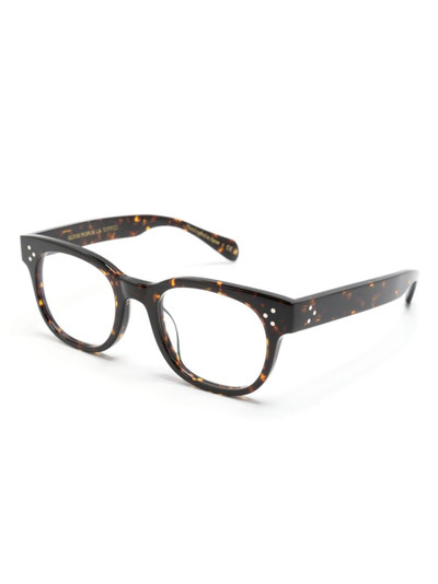 Oliver Peoples Afton round-frame glasses outlook