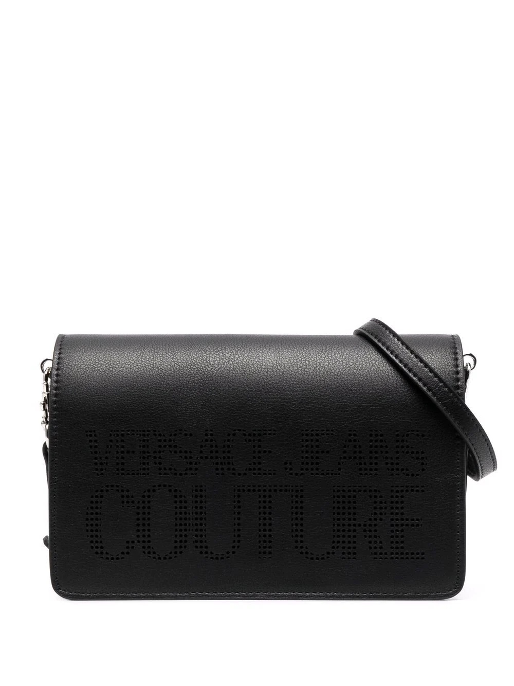 perforated-logo crossbody bag - 1