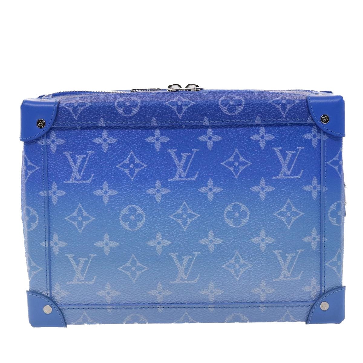 LOUIS VUITTON Monogram Clouds Soft Trunk Shoulder Bag Blue M45430 - 2