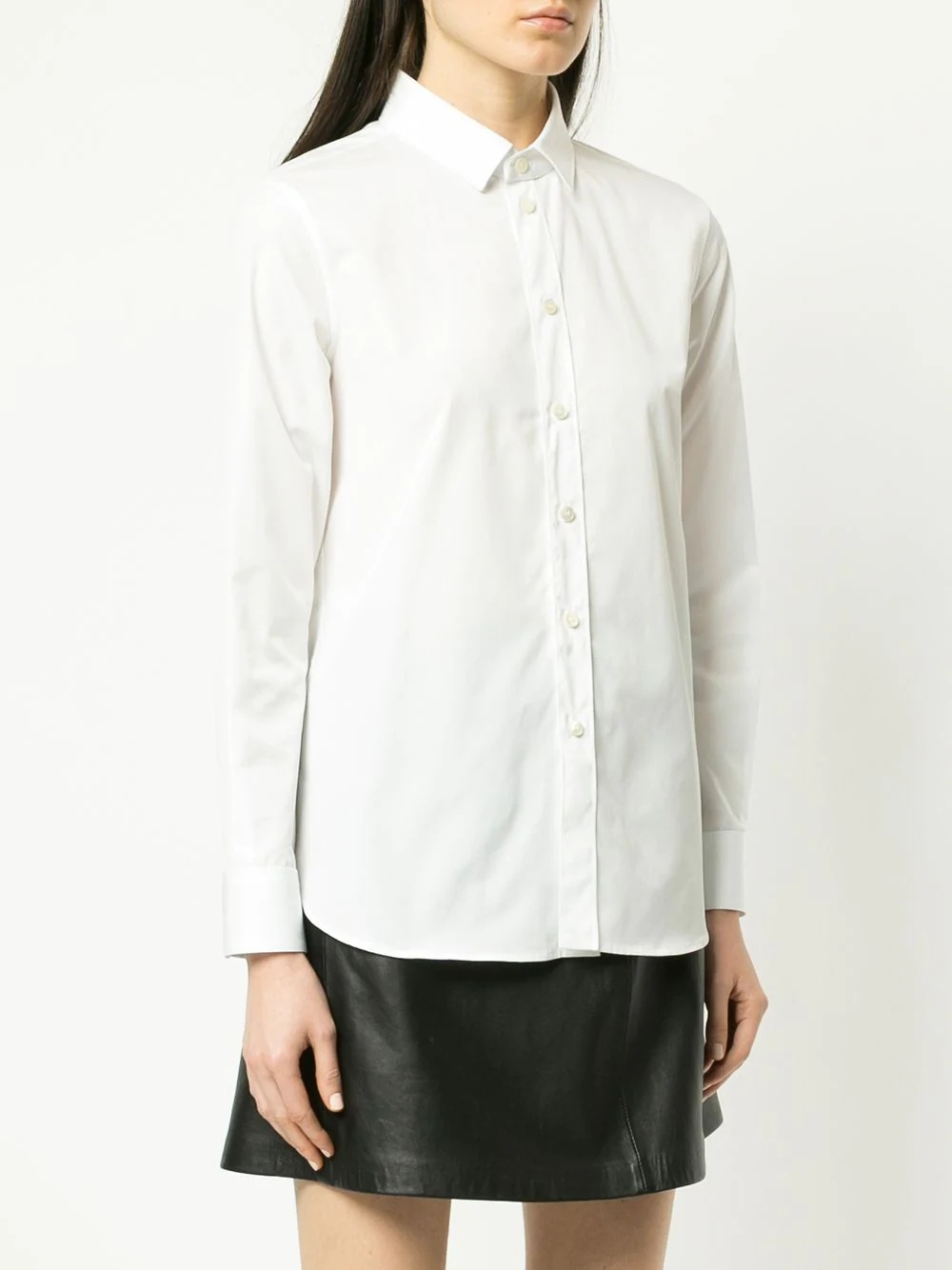 pointed collar shirt - 3