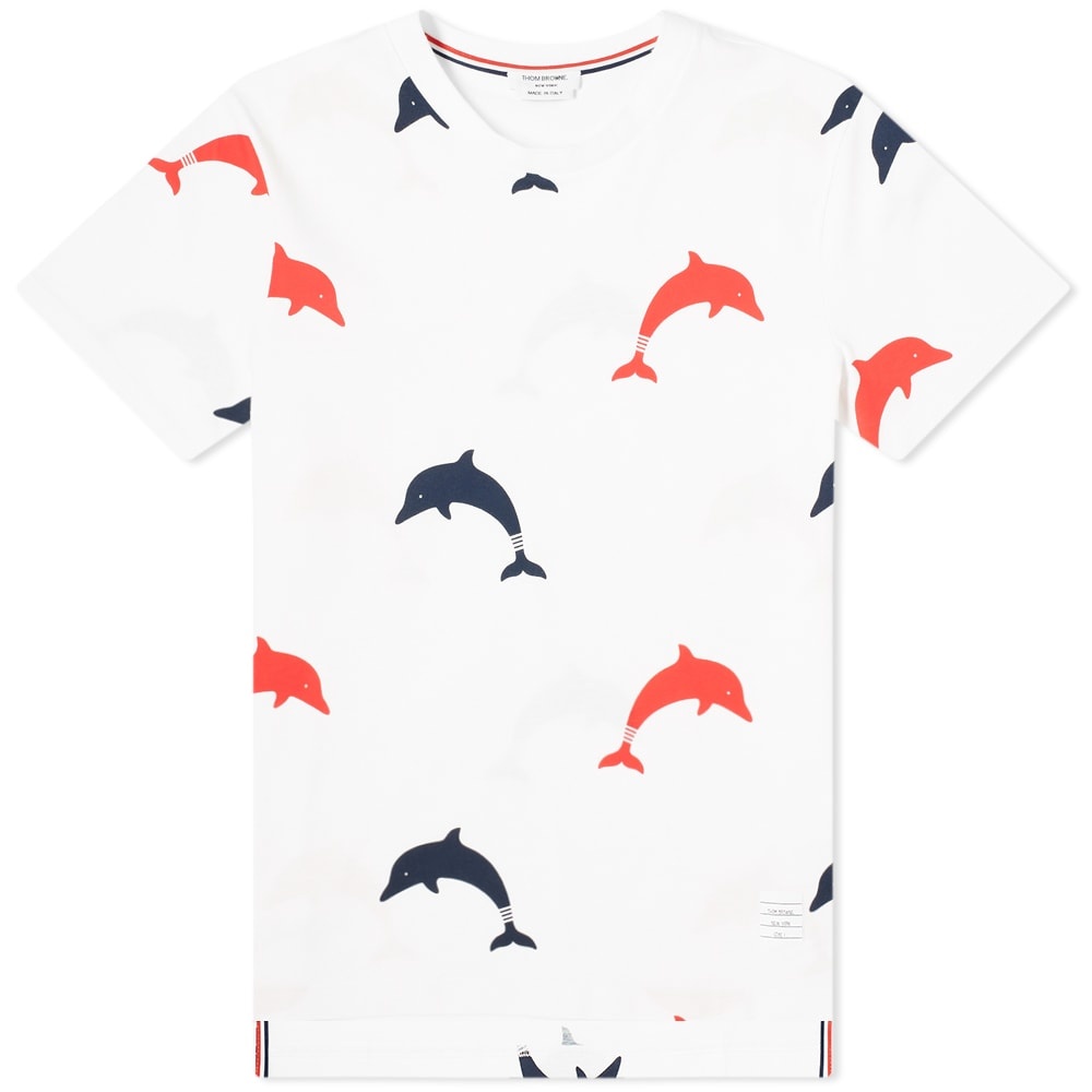 Thom Browne Dolphin Print Tee - 1