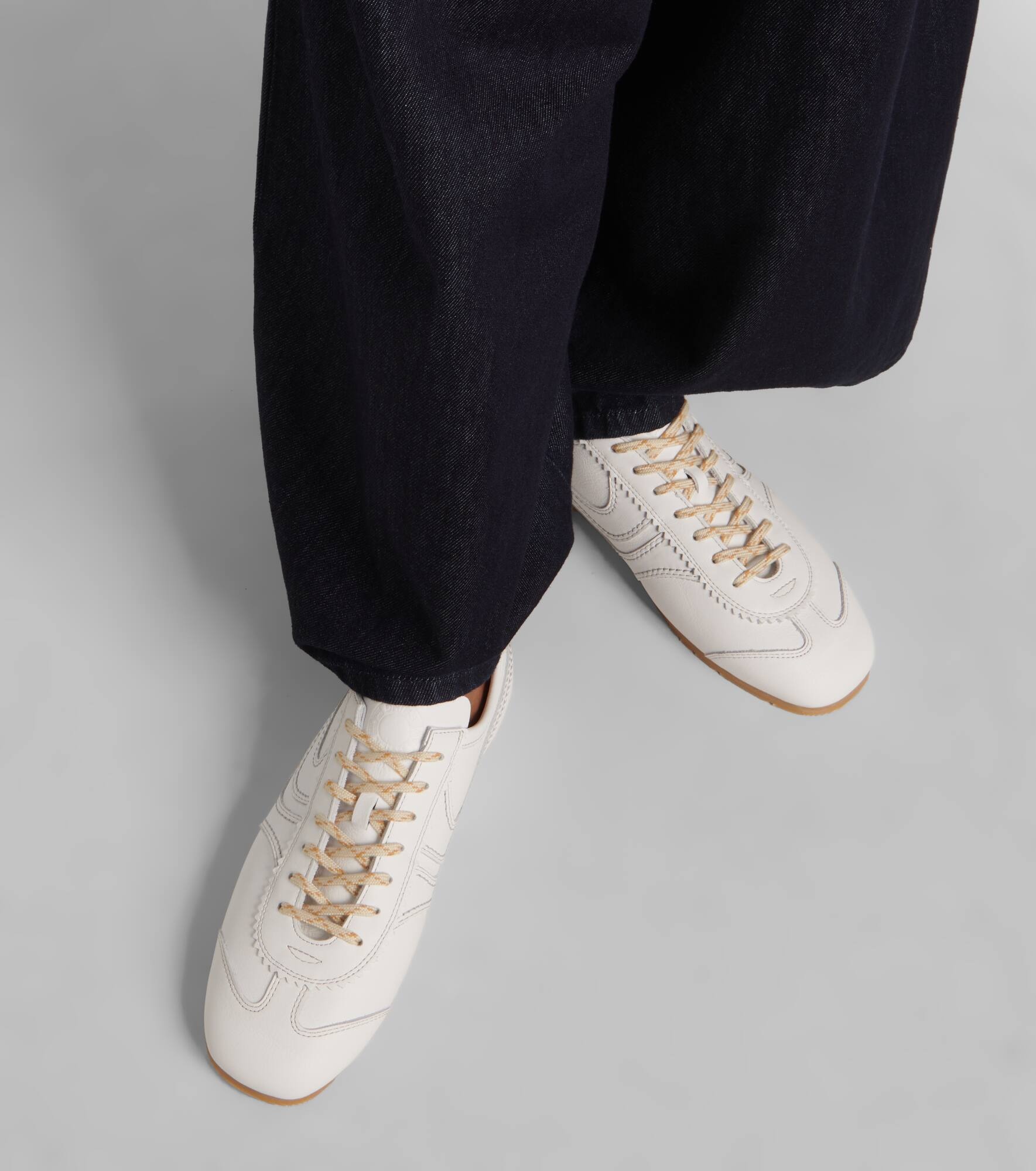 Dries Van Noten Leather sneakers | mytheresa | REVERSIBLE