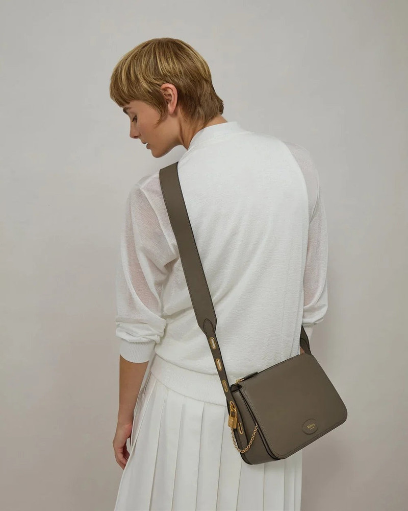 Mulberry Billie Linen Green Micro Classic Grain outlook