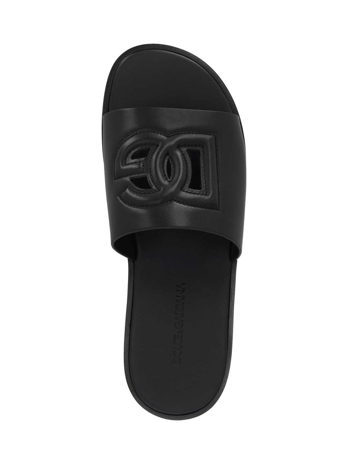 SLIDE LEATHER SANDALS - 5