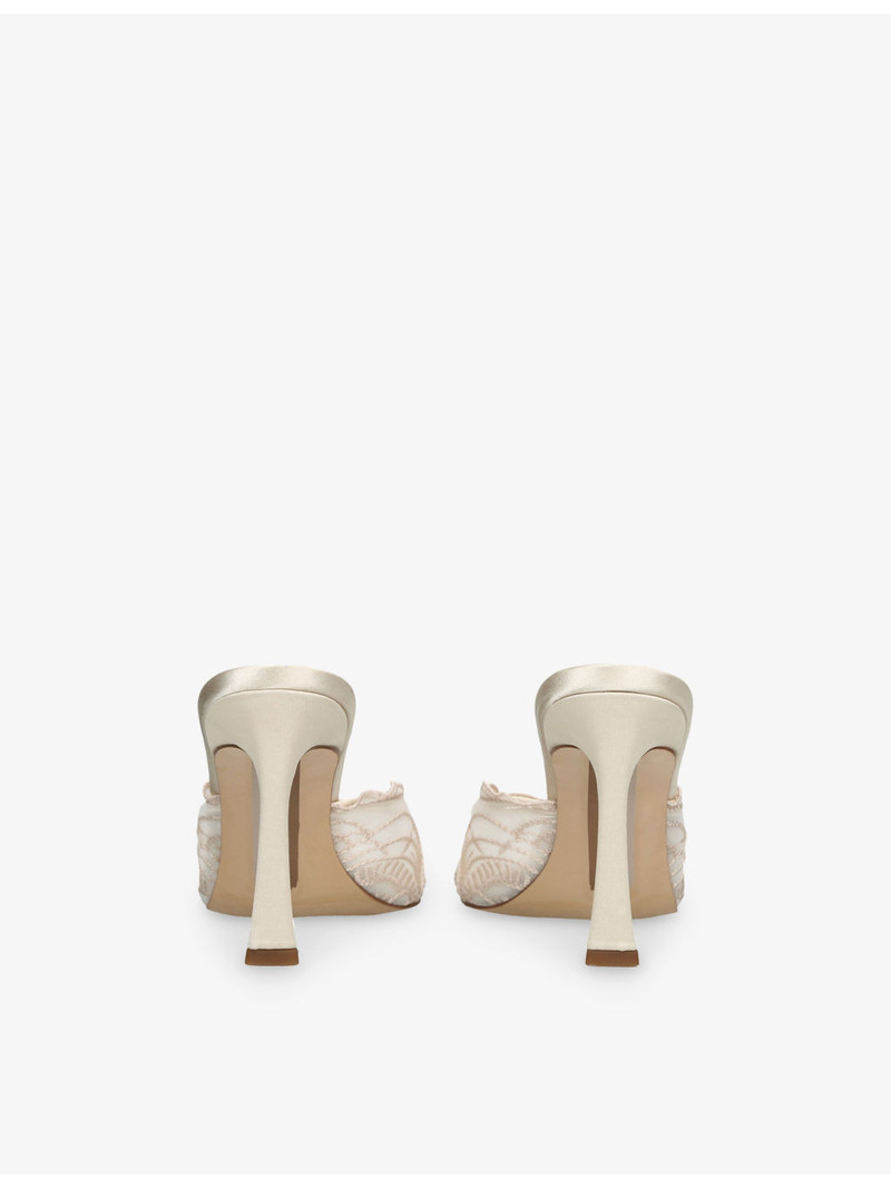 Sam Edelman Iva Lace Heeled Mules outlook