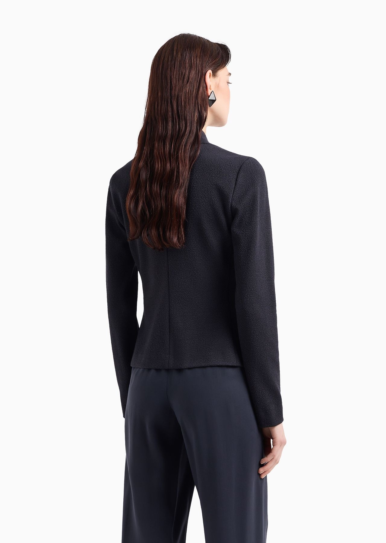 Single-breasted jacket in jacquard - 3