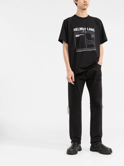 Helmut Lang logo-print short-sleeve T-shirt outlook