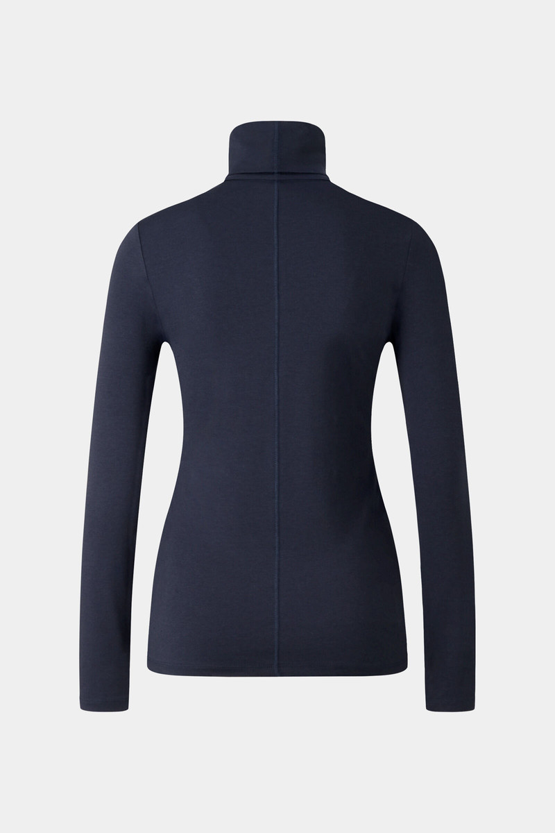 BOGNER Katinka Long-sleeved turtleneck in Navy blue outlook